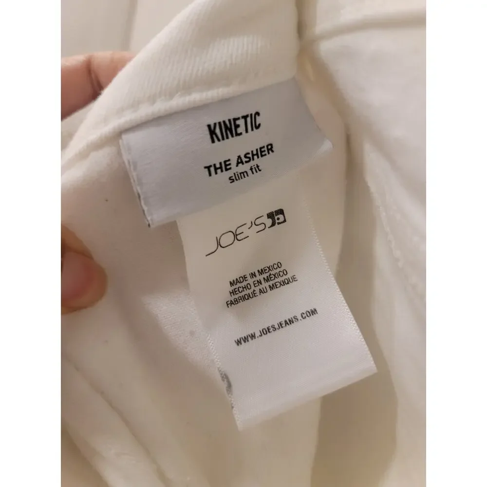 Joe's Jeans Kinetic The Asher slim fit white men's jeans Size 28